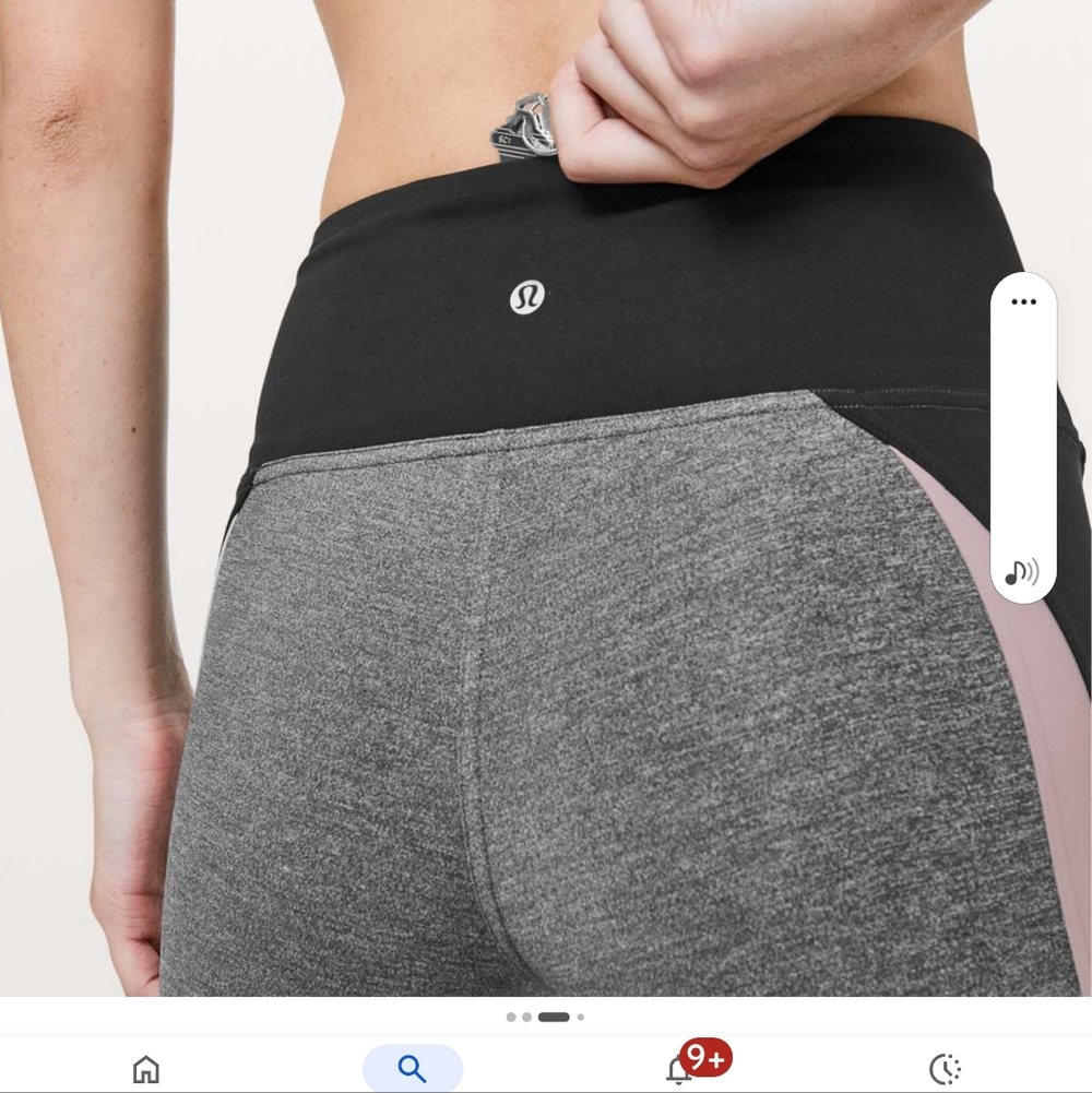 Lululemon Athletica Gray and Black Leggings - Picture 12 of 14
